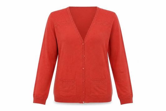Isle Womens Pink   Cardigan Jumper Size L