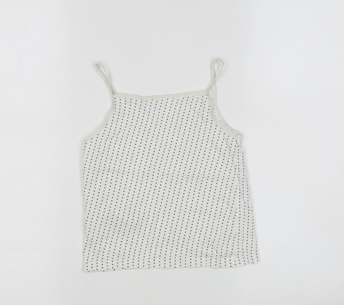 Primark Girls Multicoloured Polka Dot  Basic Tank Size 6-7 Years