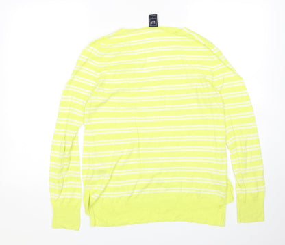 Preloved Gap Womens Multicoloured Striped  Pullover Jumper Size S - Back