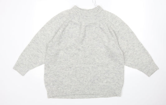 New Look Womens Grey   Pullover Jumper Size M