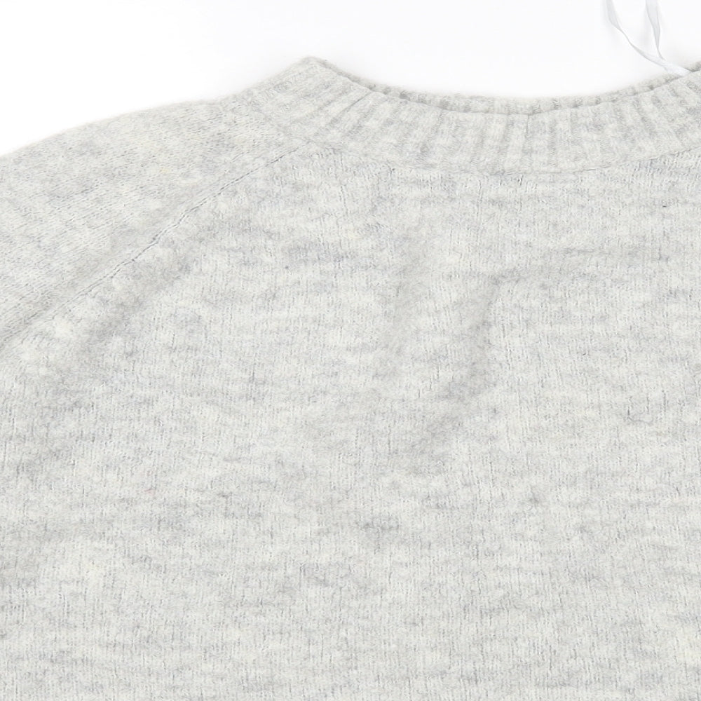 New Look Womens Grey   Pullover Jumper Size M