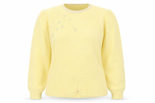 Your Sixth Sense Womens Yellow   Pullover Jumper Size 12