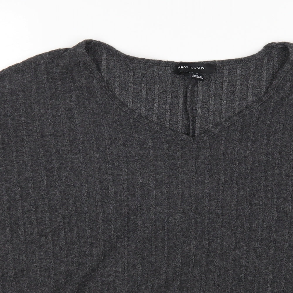 New Look Womens Grey   Pullover Jumper Size M