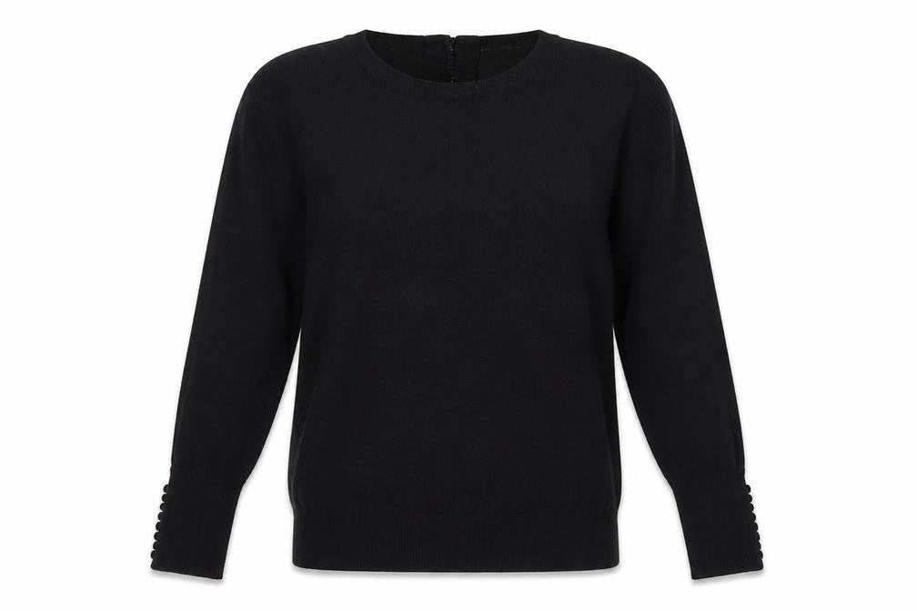 Savida Womens Black   Pullover Jumper Size L