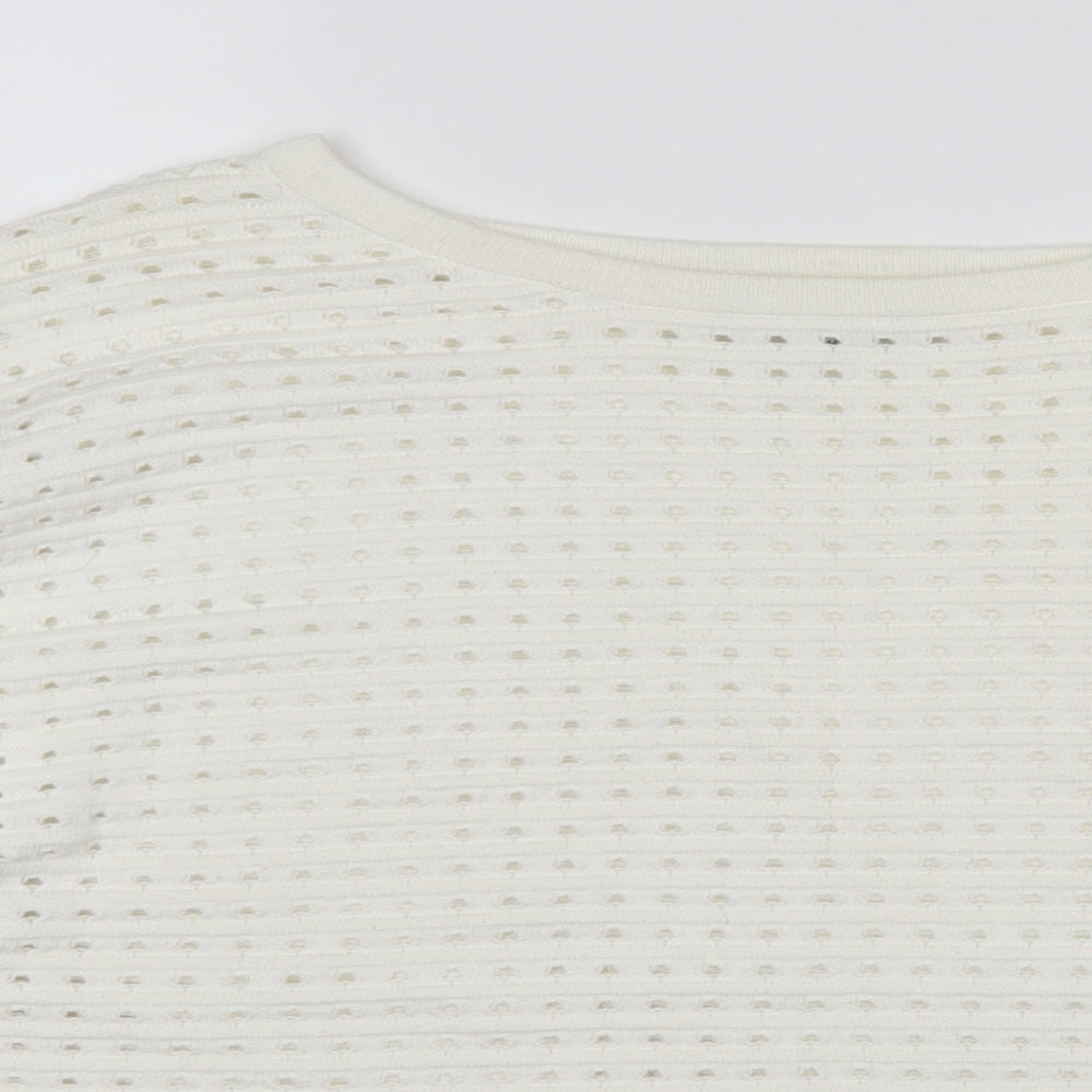 NEXT Womens White   Pullover Jumper Size 14