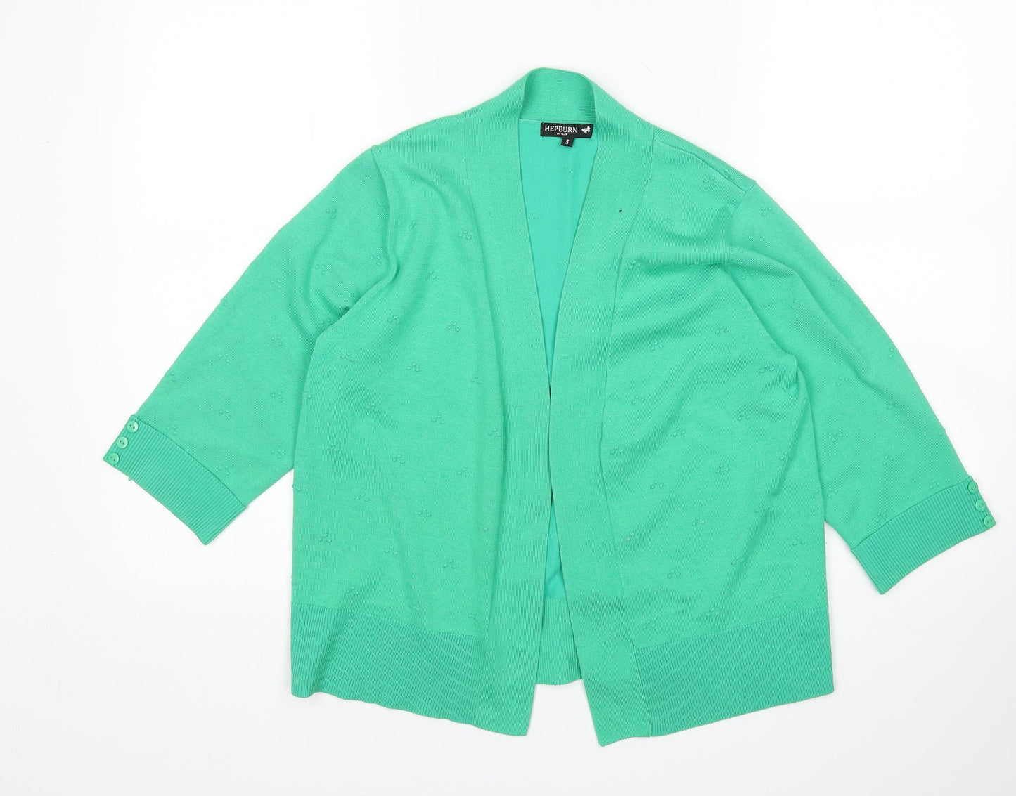 Hepburn Womens Green   Cardigan Jumper Size S