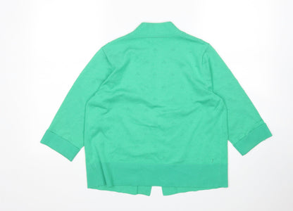 Hepburn Womens Green   Cardigan Jumper Size S