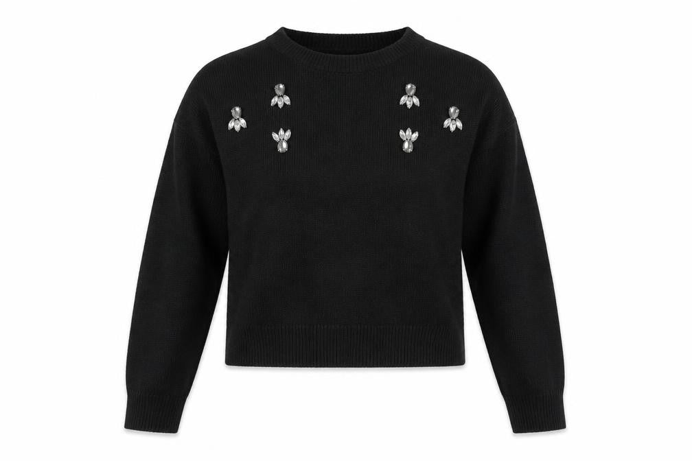 H&M Womens Black   Pullover Jumper Size XS