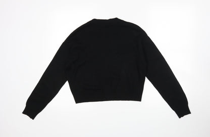 H&M Womens Black   Pullover Jumper Size XS