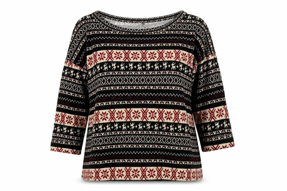 New Look Womens Multicoloured Argyle/Diamond  Pullover Jumper Size 10