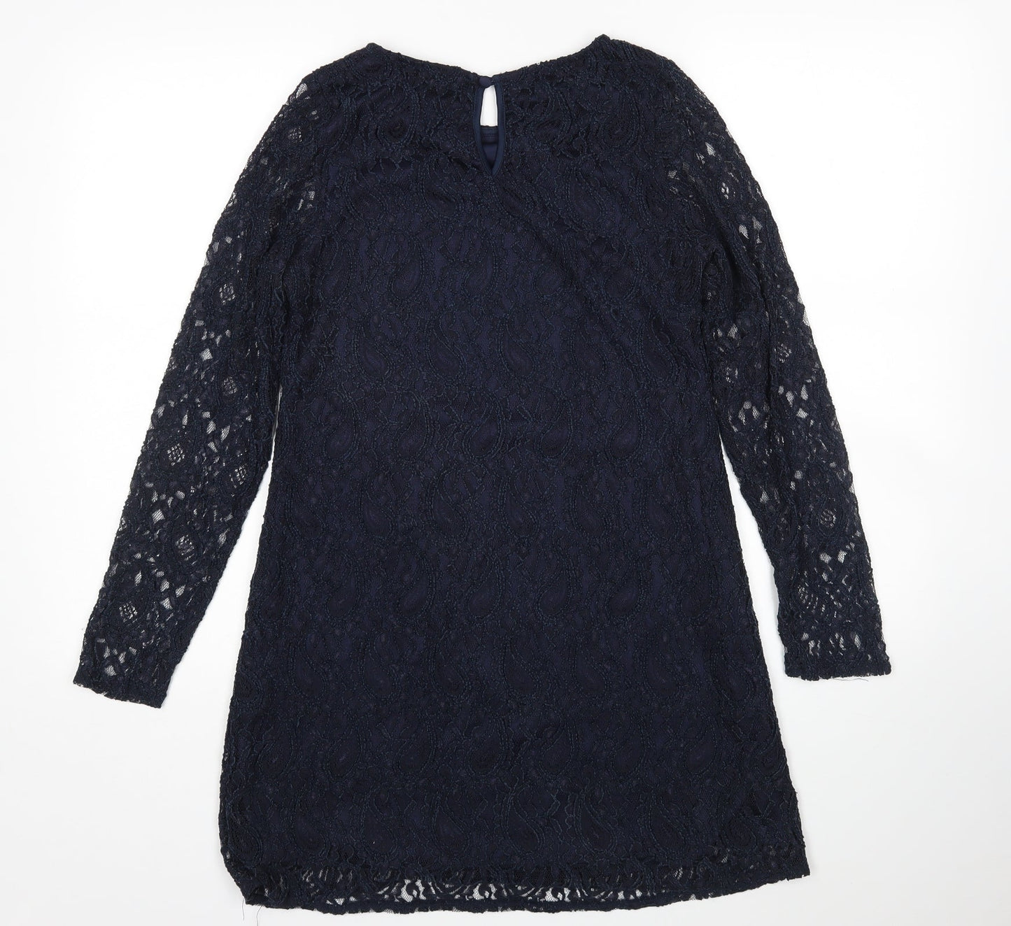 Glamorous Womens Blue Paisley  A-Line  Size 12