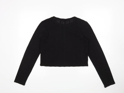 Zara Womens Black   Pullover Jumper Size M