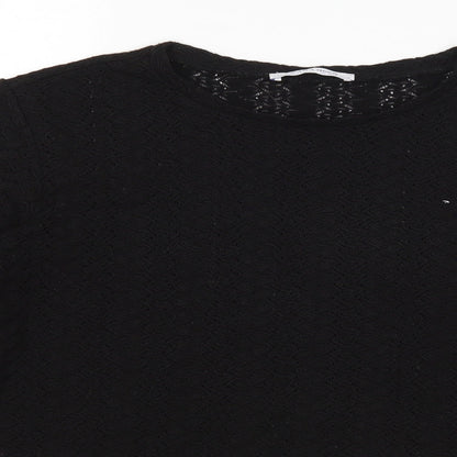 Zara Womens Black   Pullover Jumper Size M