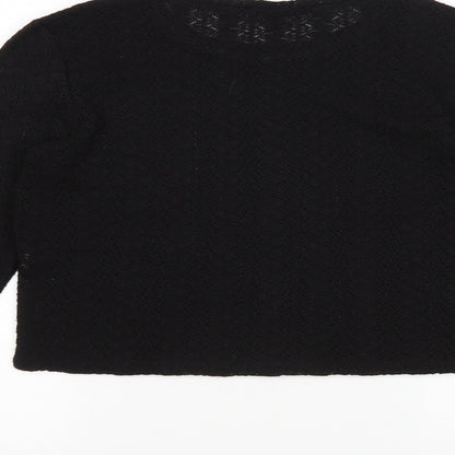 Zara Womens Black   Pullover Jumper Size M