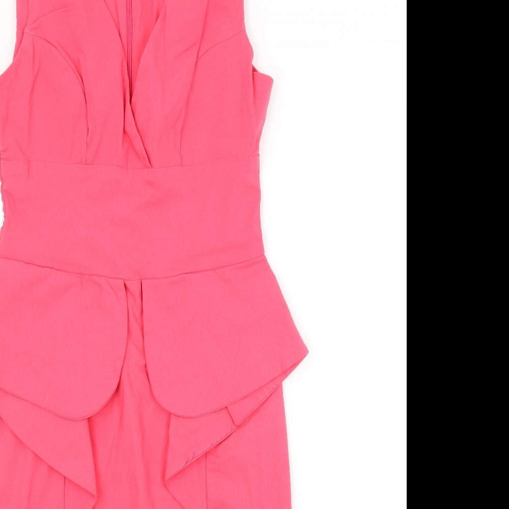 Preworn Womens Pink   Pencil Dress  Size 12