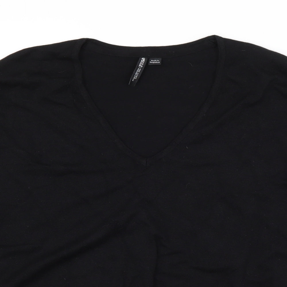 CAPSULE Womens Black   Pullover Jumper Size 12