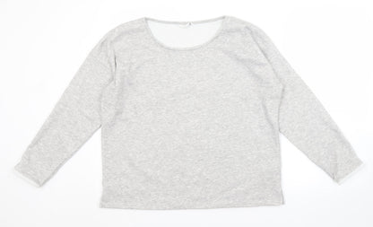 Preloved M&S Womens Grey   Pullover Jumper Size 14 - Front
