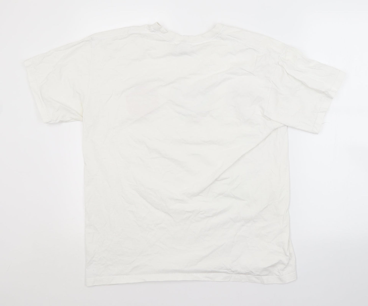 Fruit of the Loom Womens White   Basic T-Shirt Size L