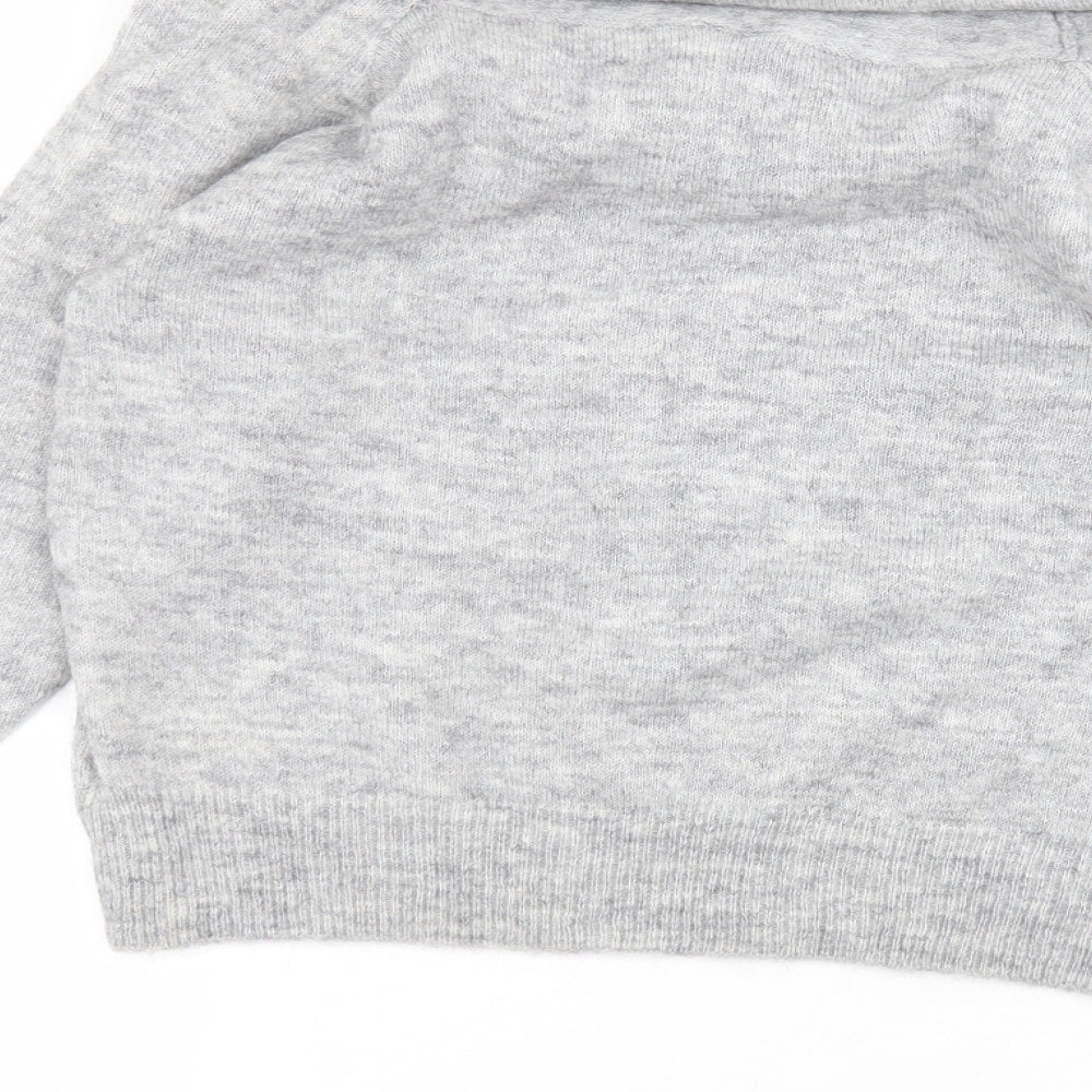 H&M Womens Grey   Basic T-Shirt Size M