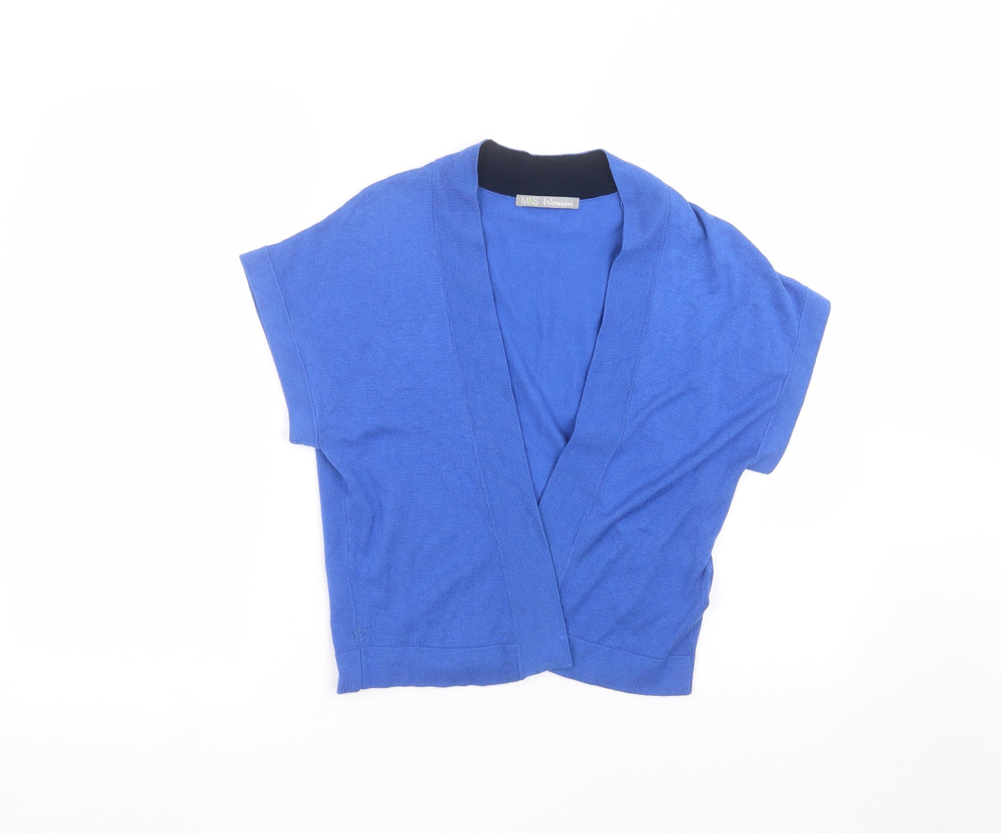 Marks and Spencer Womens Blue   Cardigan Jumper Size 10