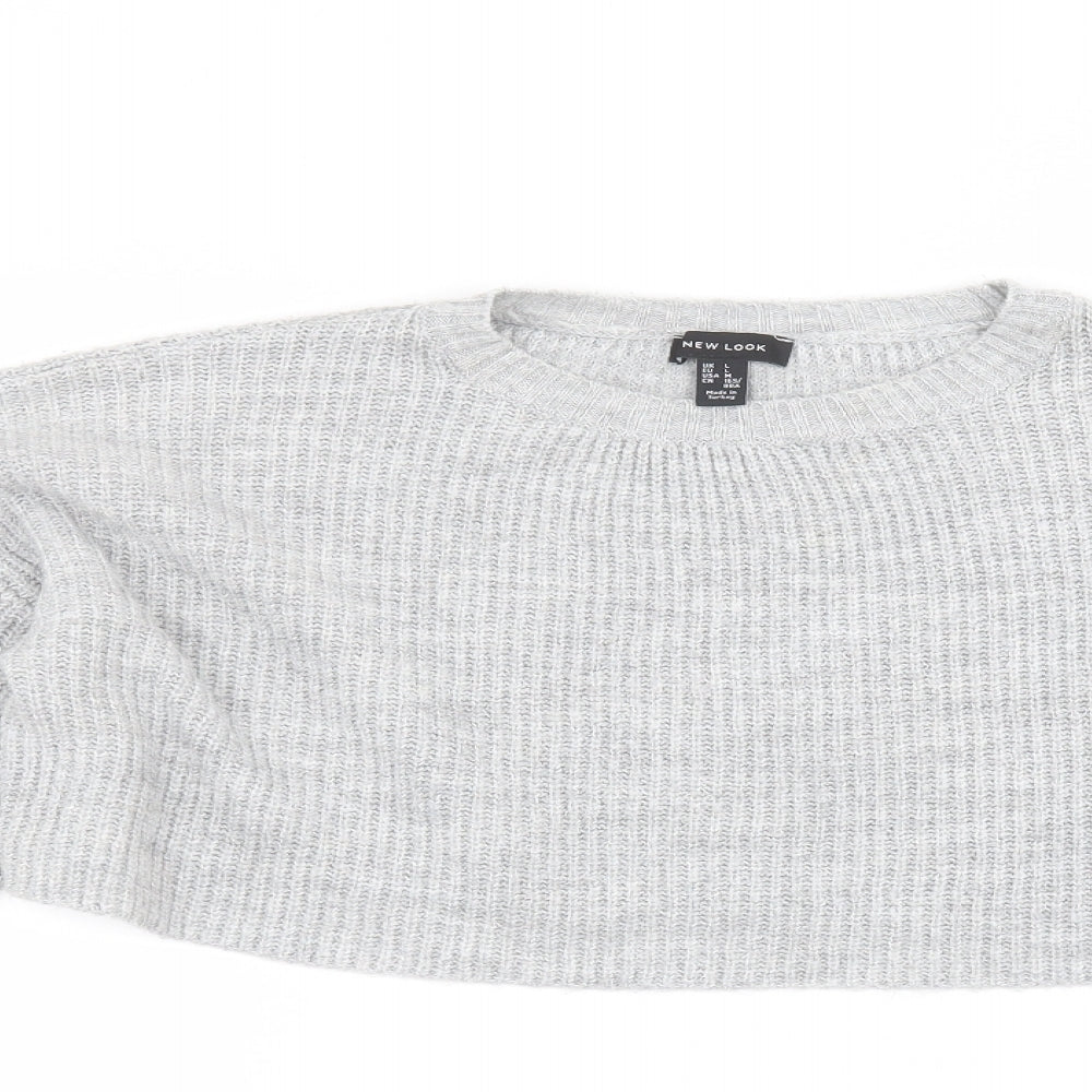 New Look Womens Grey   Pullover Jumper Size L