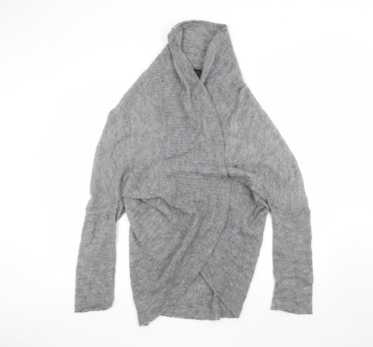 H&M Womens Grey   Cardigan Jumper Size M