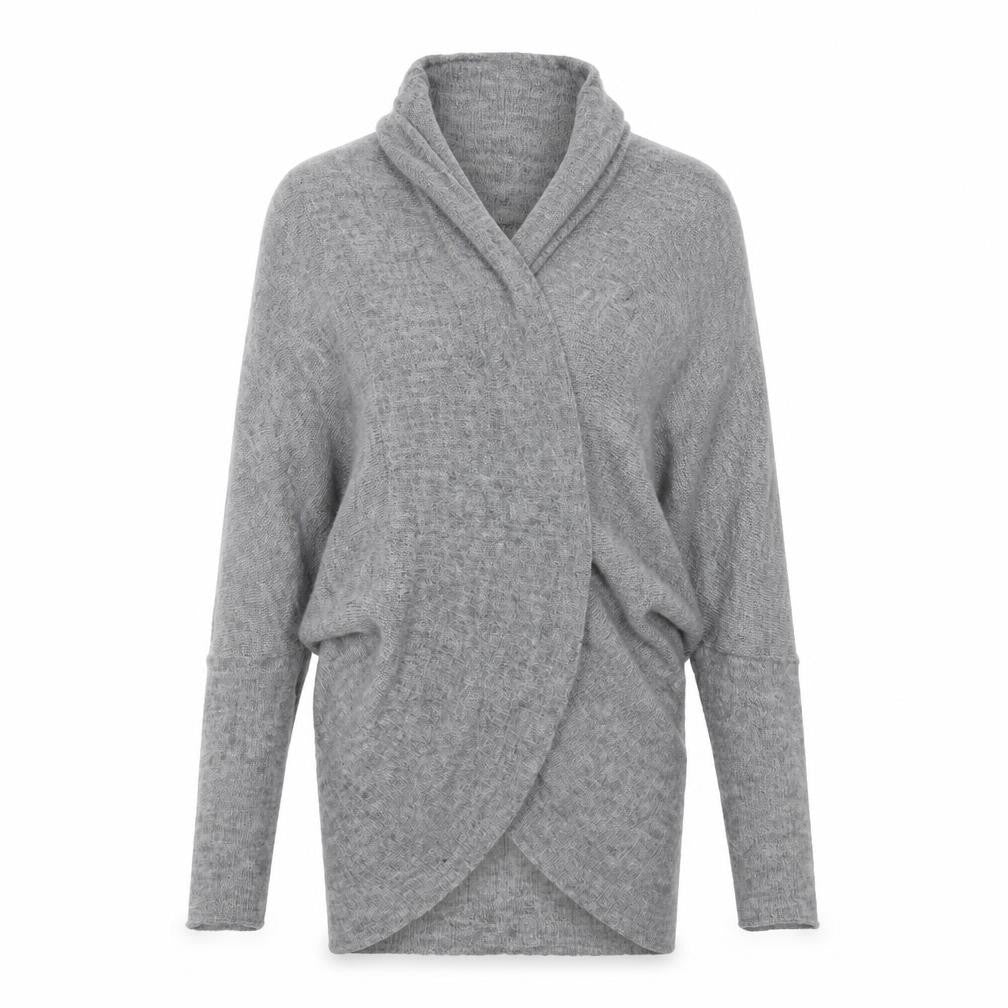 H&M Womens Grey   Cardigan Jumper Size M