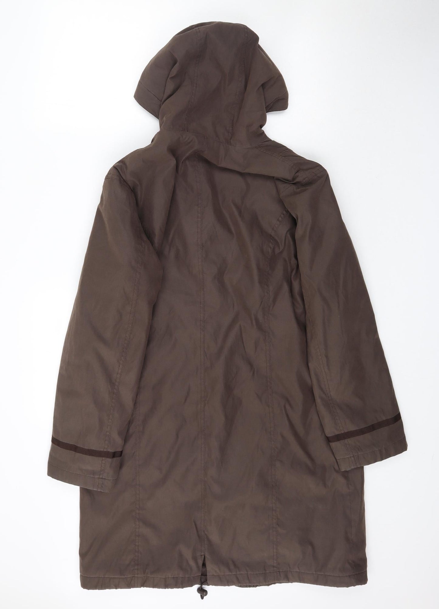 Per Una Womens Brown   Parka Coat Size M
