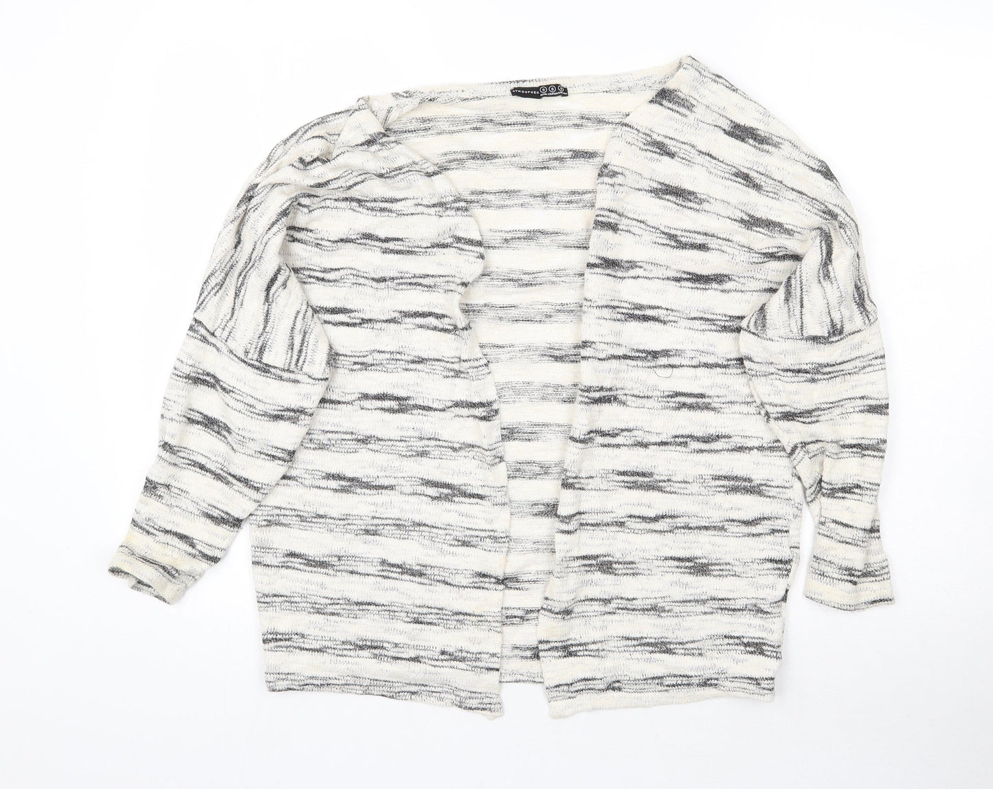 Atmosphere Womens Multicoloured Striped Knit Cardigan Jumper Size S