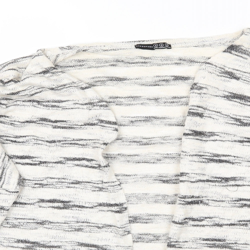 Atmosphere Womens Multicoloured Striped Knit Cardigan Jumper Size S