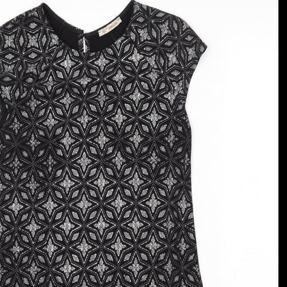 Bonnie & Clyde Womens Black   Mini  Size 10