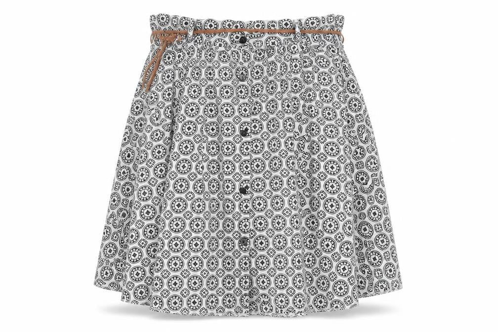 Atmosphere Womens Multicoloured Geometric  A-Line Skirt Size 6