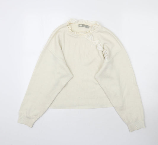 ASOS Womens Ivory  Knit Pullover Jumper Size 6