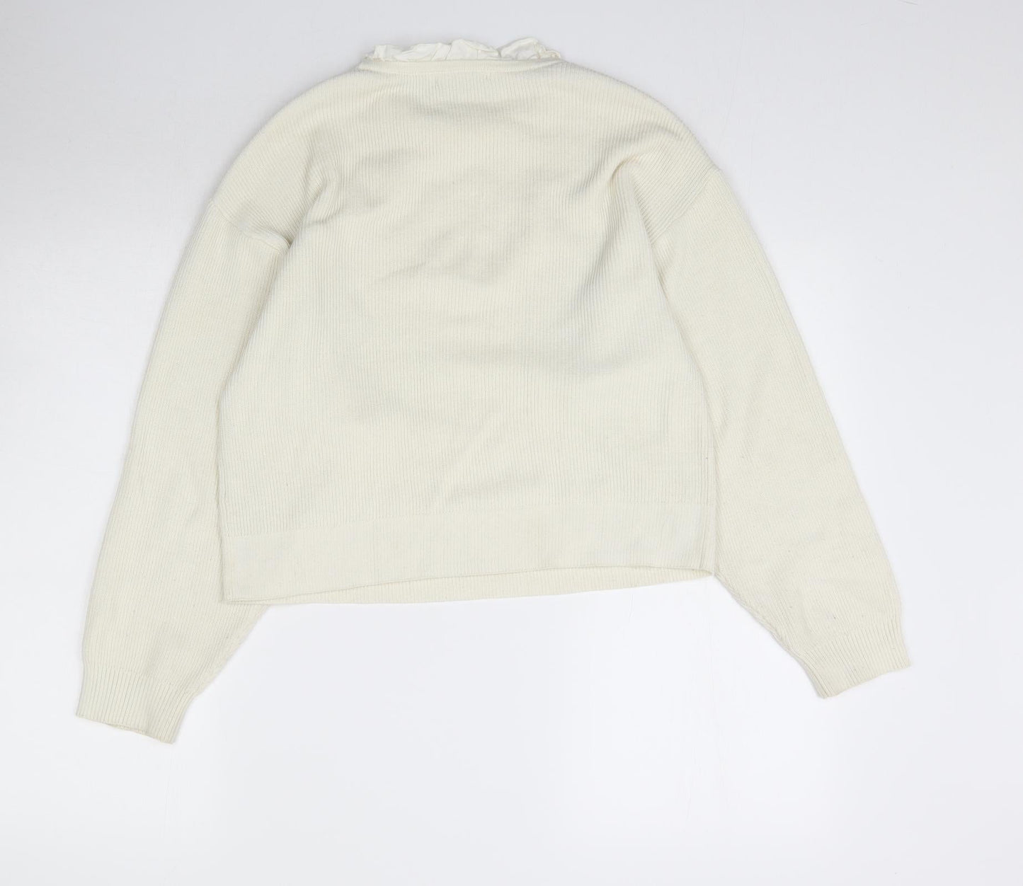 ASOS Womens Ivory  Knit Pullover Jumper Size 6