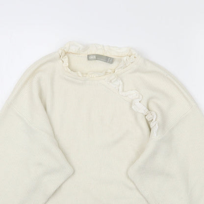 ASOS Womens Ivory  Knit Pullover Jumper Size 6