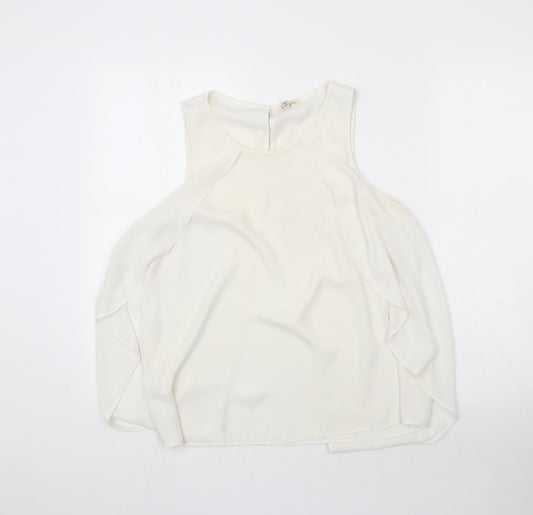 River Island Womens White   Basic Blouse Size 10