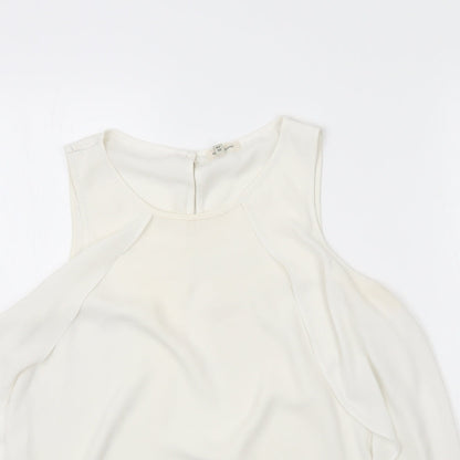 River Island Womens White   Basic Blouse Size 10