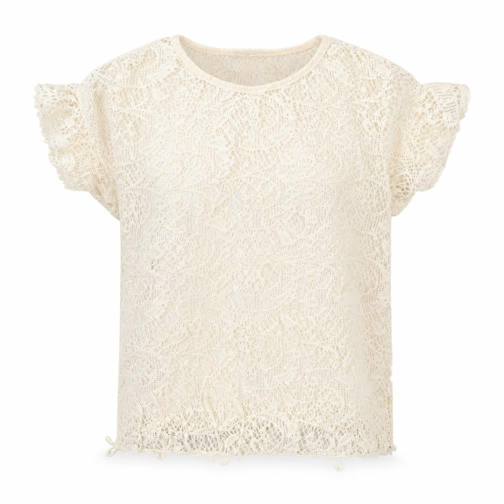 George Womens Ivory   Basic Blouse Size L