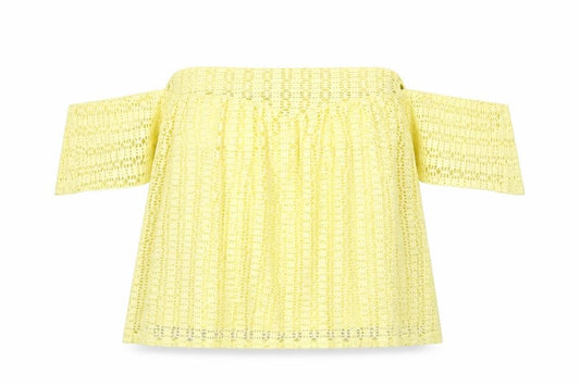 River Island Womens Yellow   Basic Blouse Size 8
