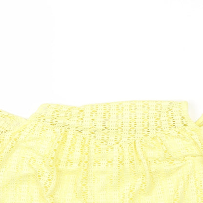 River Island Womens Yellow   Basic Blouse Size 8