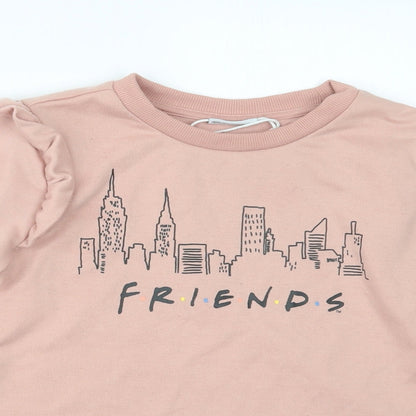 Preloved Friends Womens Pink   Pullover Jumper Size 8  - Friends - Detail
