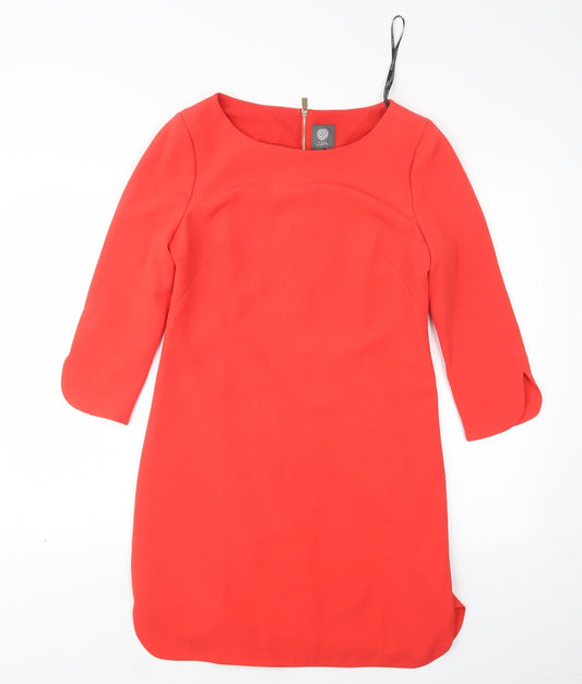 Vince Camuto Womens Red   Shirt Dress  Size 12
