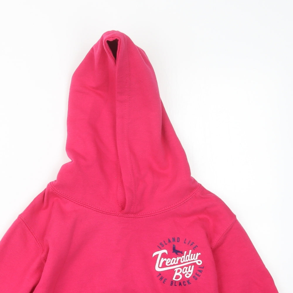 O'Shea Girls Pink   Pullover Hoodie Size M