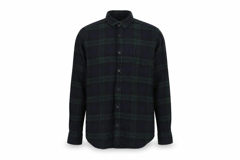 Cedarwood State Mens Multicoloured Check Button-Up Size S