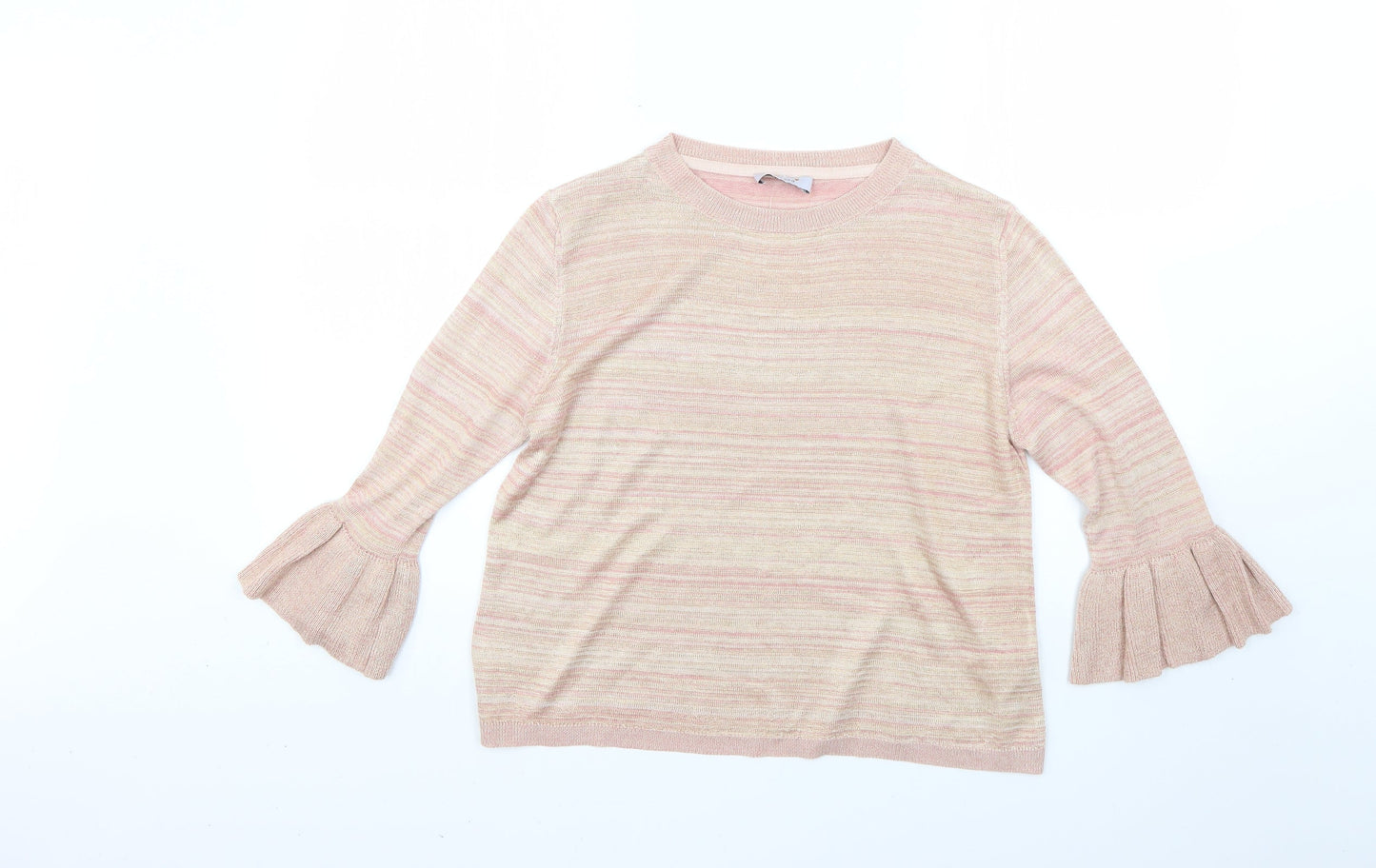 Marks and Spencer Womens Multicoloured Striped  Pullover Jumper Size 12