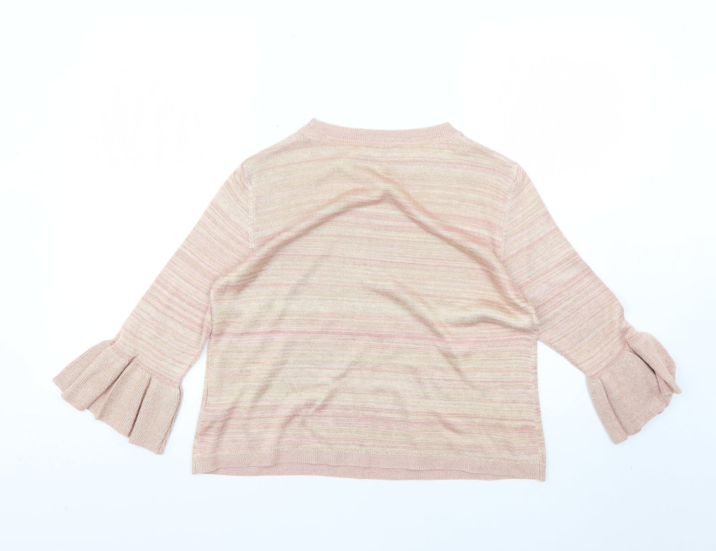 Marks and Spencer Womens Multicoloured Striped  Pullover Jumper Size 12