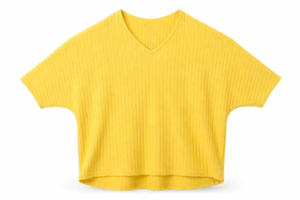 New Look Womens Yellow Striped  Pullover Jumper Size M