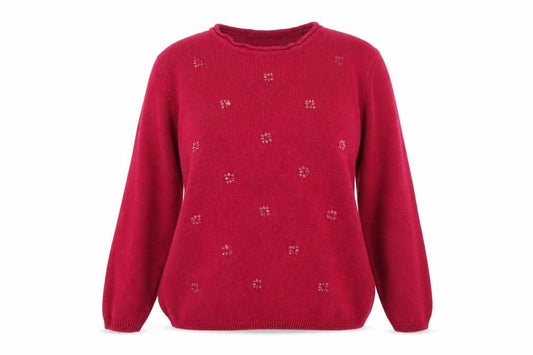 isle Womens Pink   Pullover Jumper Size 22