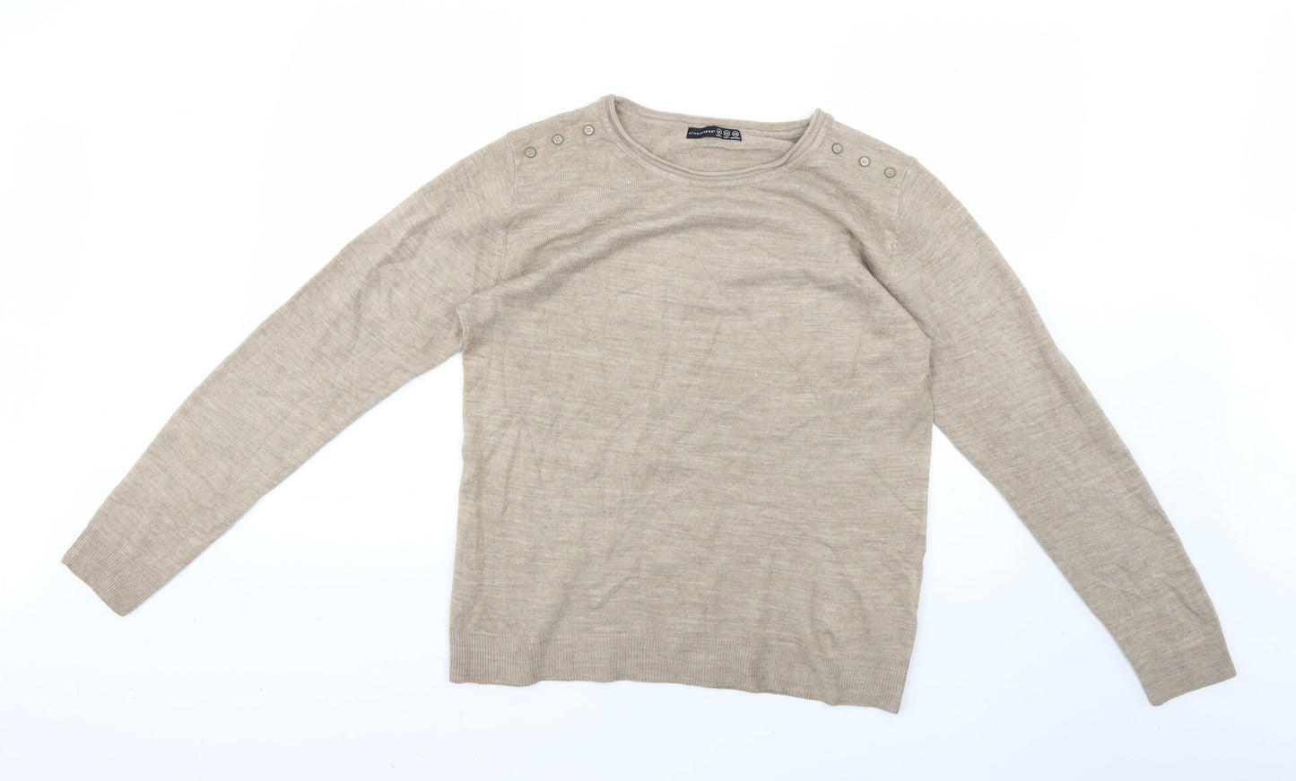 Atmosphere Womens Beige   Pullover Jumper Size 14