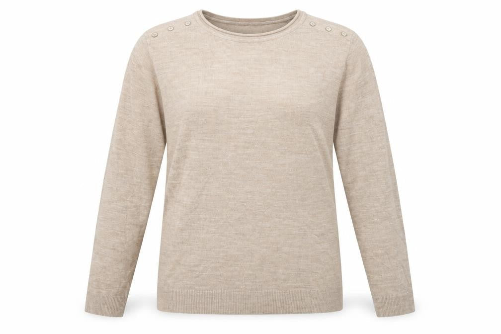 Atmosphere Womens Beige   Pullover Jumper Size 14